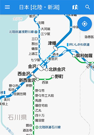 路線図更新情報 北陸鉄道浅野川線 石川線で駅ナンバリングによる案内を開始 日本 北陸 新潟 エリア 株式会社tokyo Studio